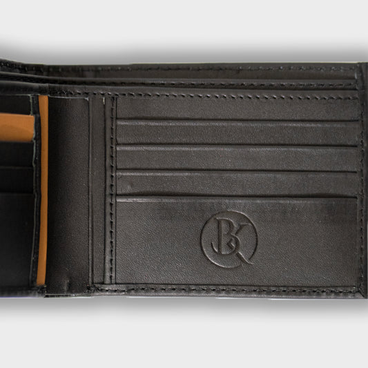 Black Amber Leather Wallet