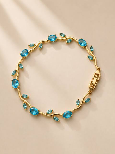 Blue Ocean Tulip Bracelet - SSJK0056