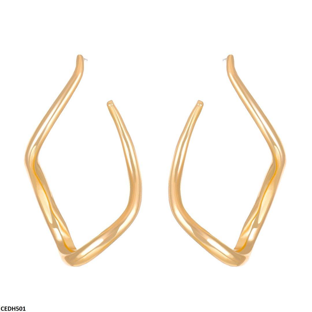 Stylish Stainless Steel Earrings - CEDH501 QWN