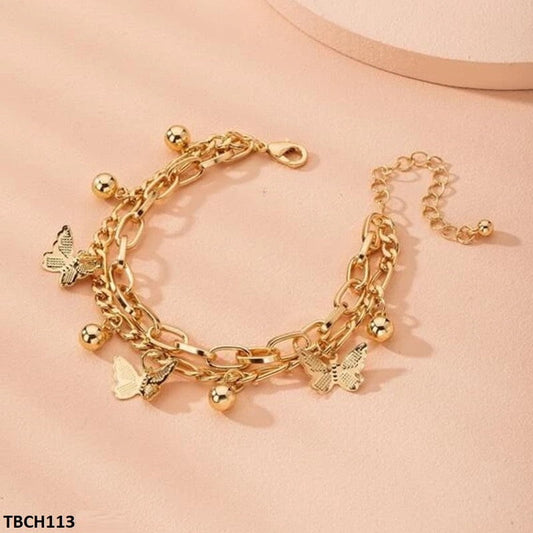 Double Layer Butterfly Bracelet - TBCH113 LSH
