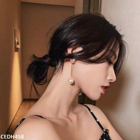 Pearl Drop Earrings Pair - CEDH458 YQG