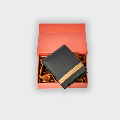 Black Amber Leather Wallet