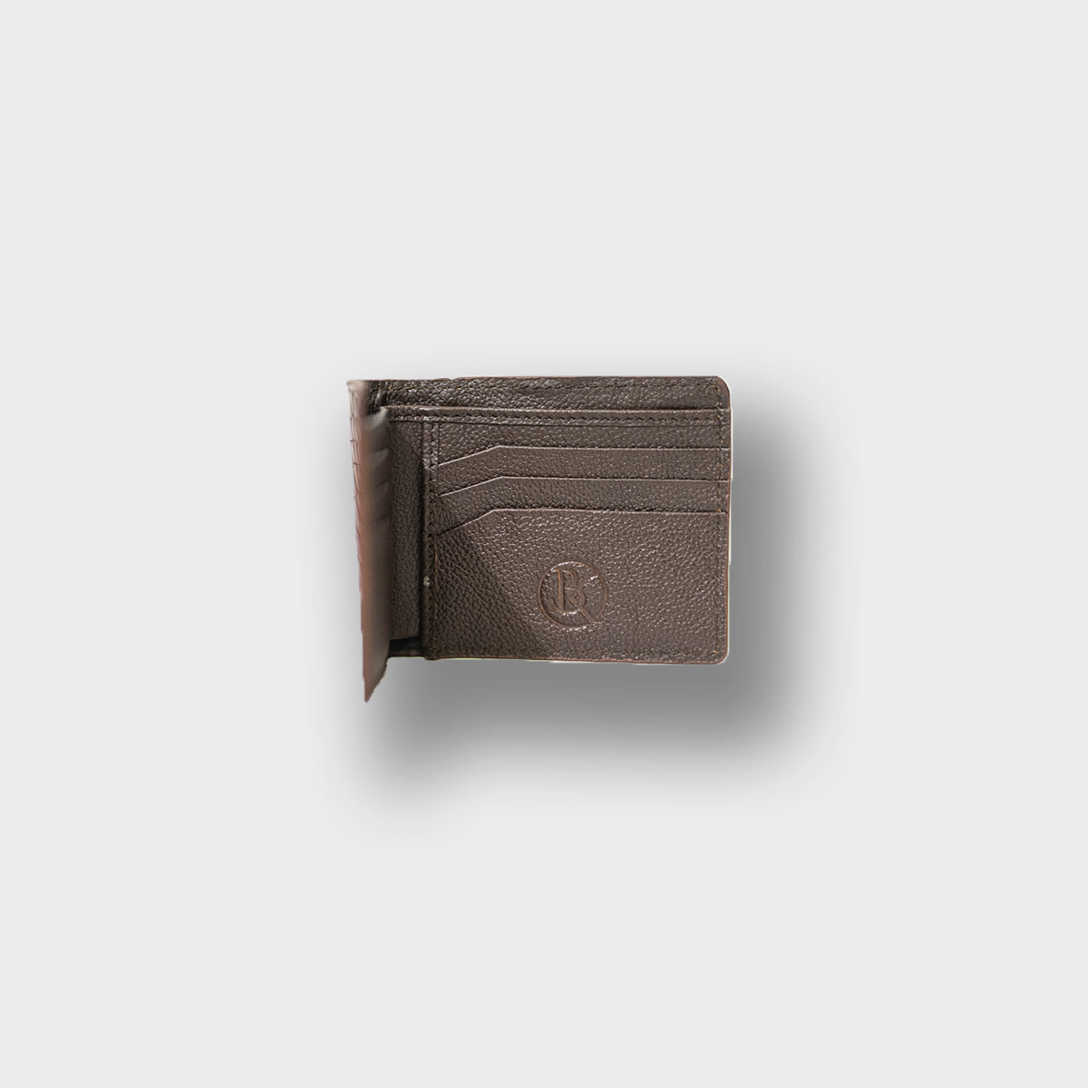 Croco Pattern Leather Wallet