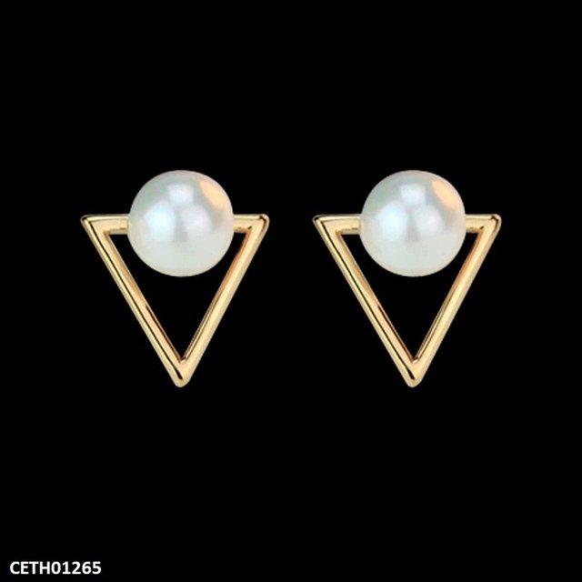 Triangle & Pearl Tops Pair CETH01265 view 3