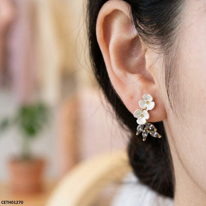 Tear & Flower Tops Pair CETH01270 - Glamzy