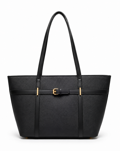Modern Black Tote Bag - BBLM0104