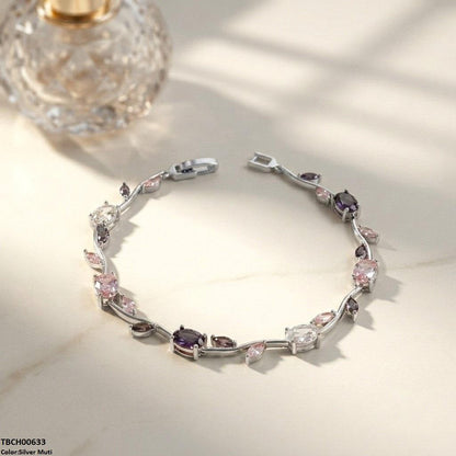 High Zircon Tulip Leaf Bracelet TBCH00633 view 18