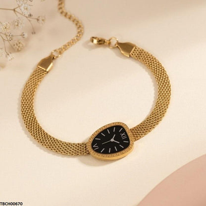 Stainless Steel Tear Watch Design Bracelet TBCH00670 view 4