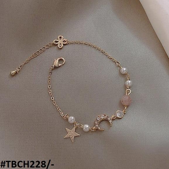 Charms & Beads Chain Bracelet Adjustable TBCH228 - Glamzy