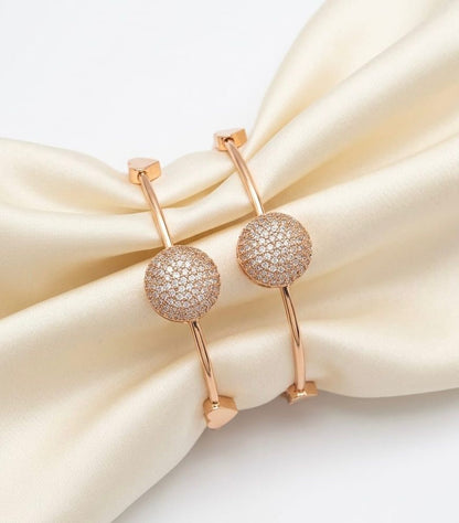 Modern Round Korean Bracelet Pair (Adjustable) - SSJK038