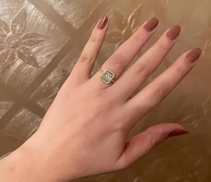 Crystal Square Korean Ring - SSJK0068