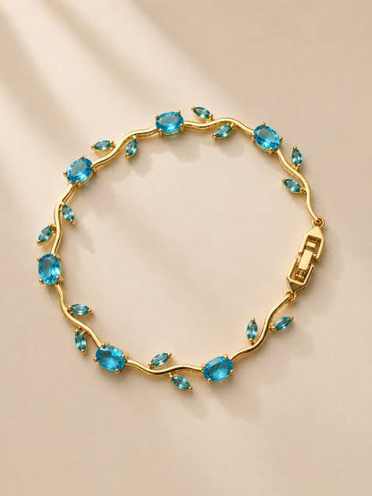 Blue Ocean Tulip Bracelet - SSJK0056