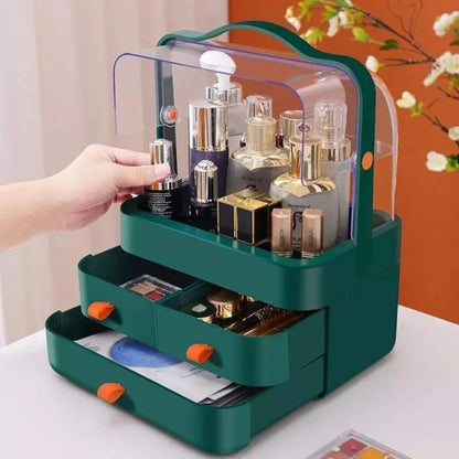 Multi-functional Acrylic Cosmetic Organizer With Multiple Drawers