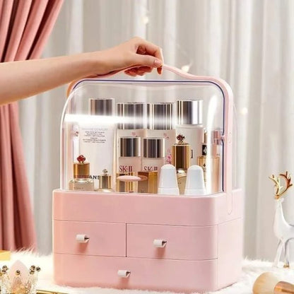 Multi-functional Acrylic Cosmetic Organizer With Multiple Drawers