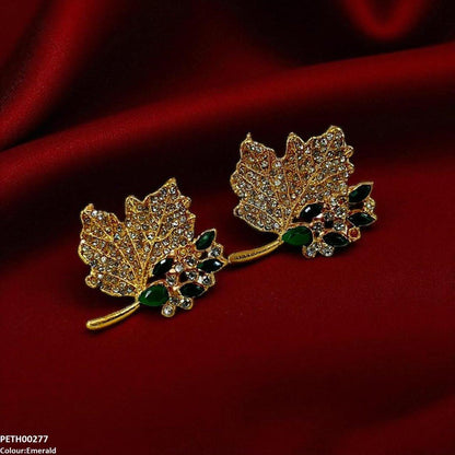 Ruby Leaf Tops Pair - PETH00277 FRN