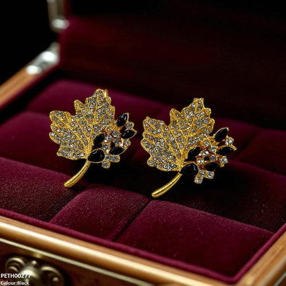 Ruby Leaf Tops Pair - PETH00277 FRN