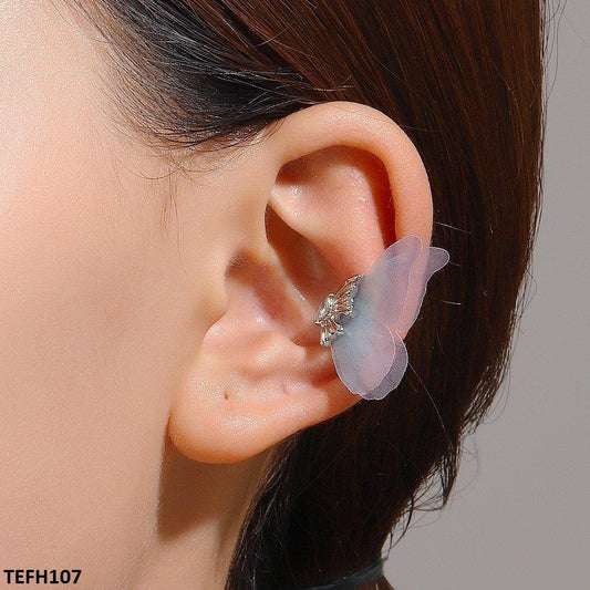 Modern Butterfly Ear Cuffs Pair - TEFH107 QWN