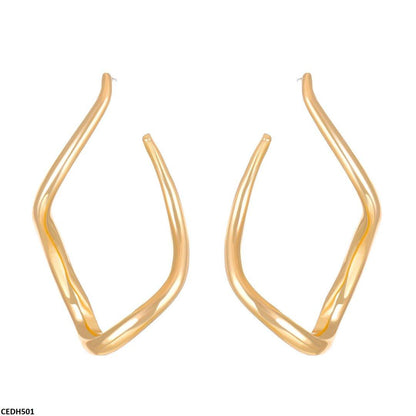 Stylish Stainless Steel Earrings - CEDH501 QWN