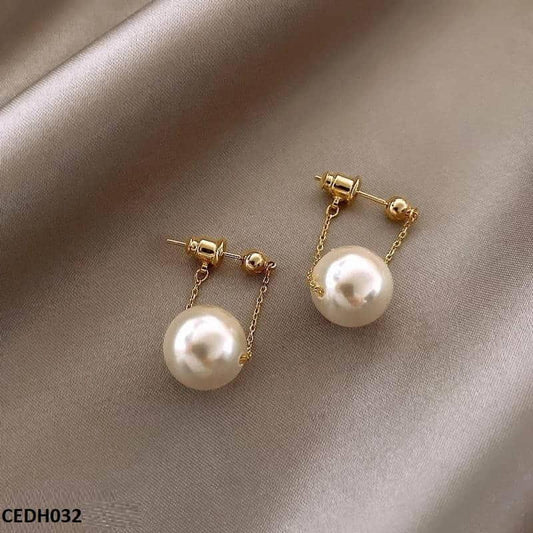 Pearl Drop Earrings/Studs - CEDH032 ZLX
