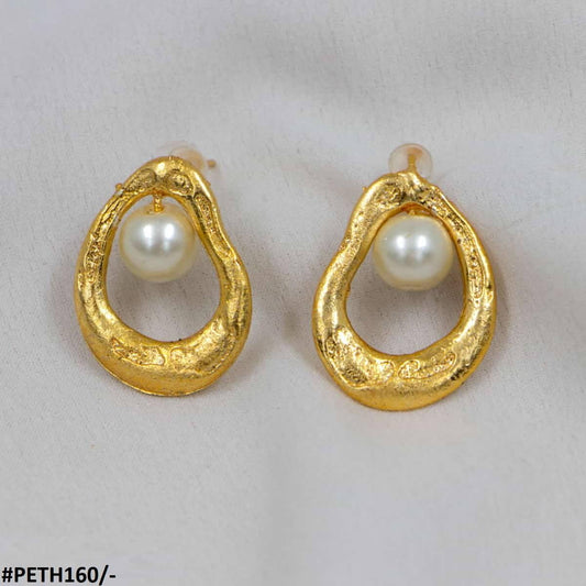 Pearl Stud Korean Tops/Earrings - PETH160 SDQ