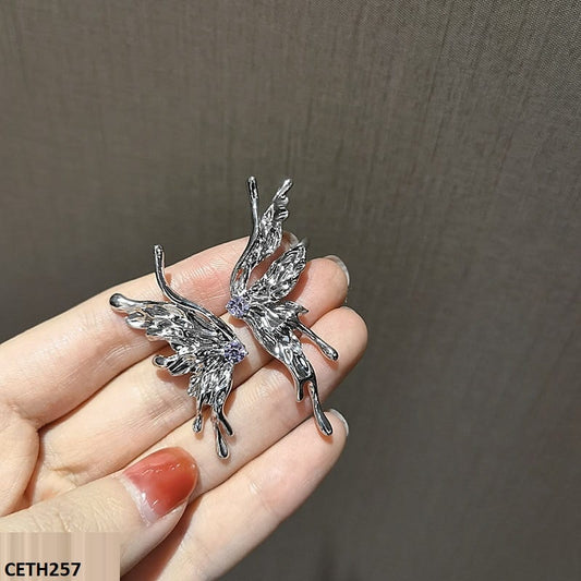 Black Root's Stud Earrings - CETH257 SDQ