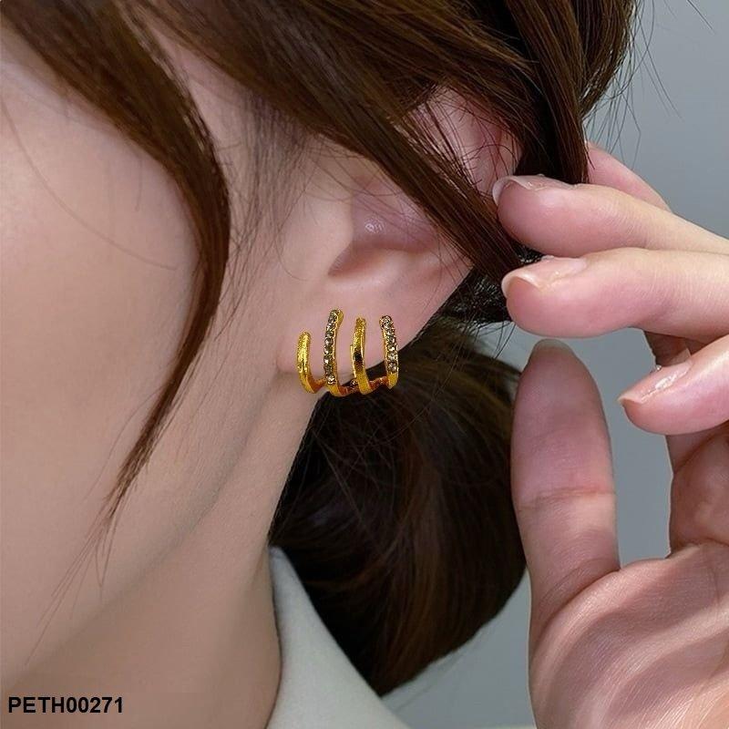 Sterling Stud Tops Pair - PETH00271 FRN