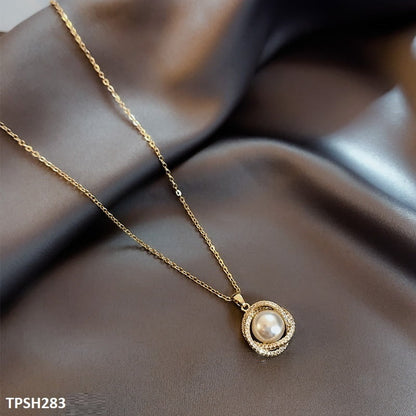 Twisted Pearl Chain Pendant - TPSH283 SIQ
