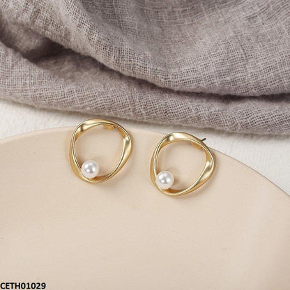 Twist Pearl Tops Pair - CETH01029 JMN