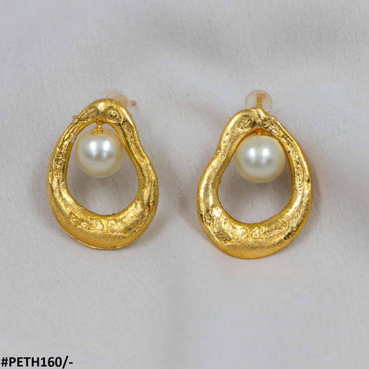 Pearl Stud Korean Tops/Earrings - PETH160 SDQ