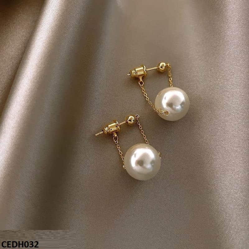 Pearl Drop Earrings/Studs - CEDH032 ZLX
