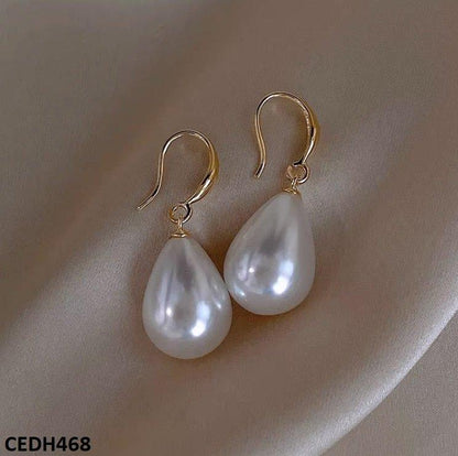 Korean Pearl Drop Earrings Pair - CEDH468 YYZ