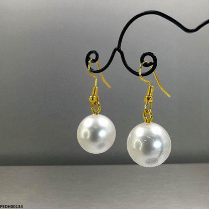 Korean Pearl Drop Earring - PEDH00134 FRN