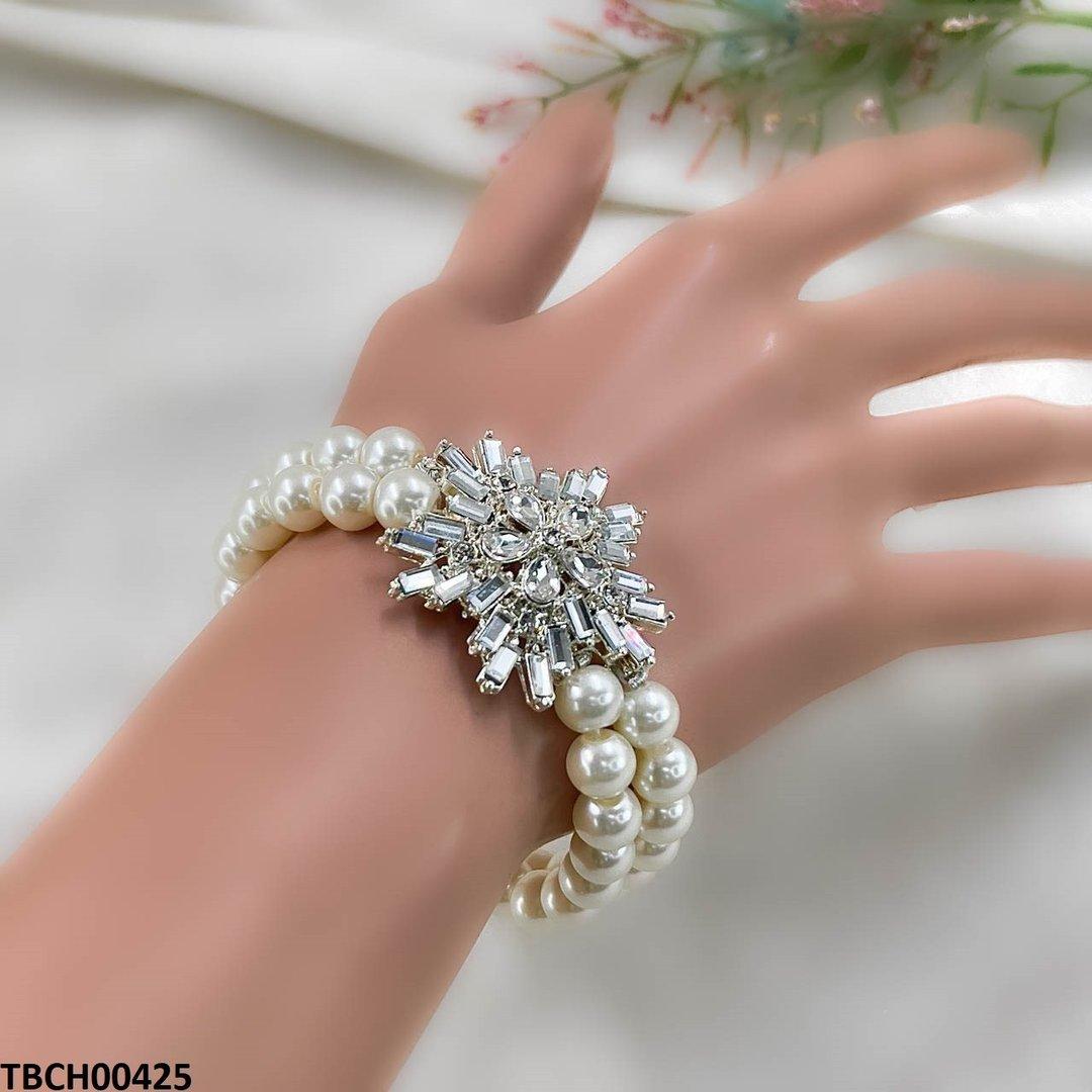 Tear Flower Pearl Bracelet - TBCH00425 SDQ