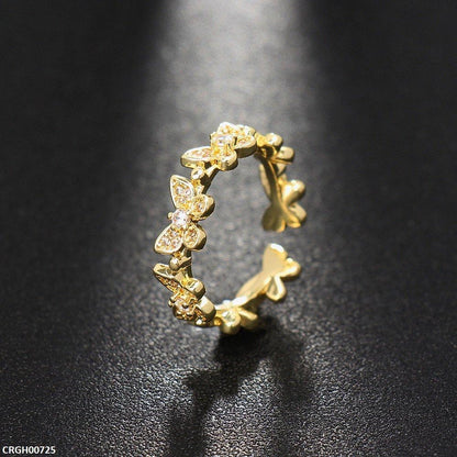 Golden Butterfly Ring Adjustable - CRGH00725 BYJ
