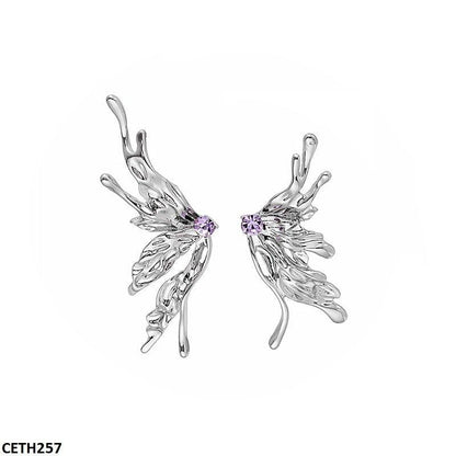 Black Root's Stud Earrings - CETH257 SDQ