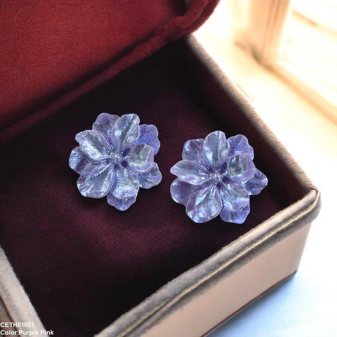 Flower Stud Earrings/Studs Pair - CETH01031 YQG
