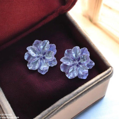 Flower Stud Earrings/Studs Pair - CETH01031 YQG