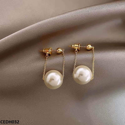 Pearl Drop Earrings/Studs - CEDH032 ZLX