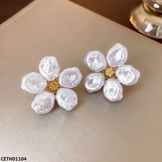 Pentagon Flower Earring Tops- CETH01104 LSH