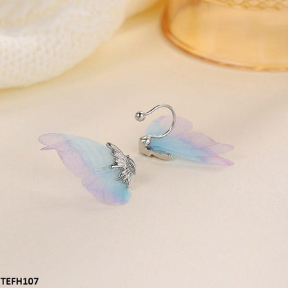 Modern Butterfly Ear Cuffs Pair - TEFH107 QWN