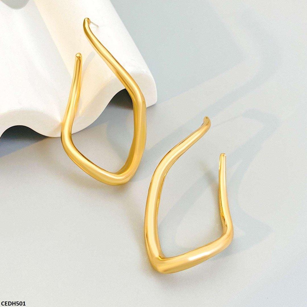 Stylish Stainless Steel Earrings - CEDH501 QWN