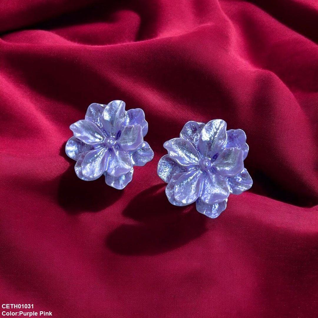 Flower Stud Earrings/Studs Pair - CETH01031 YQG
