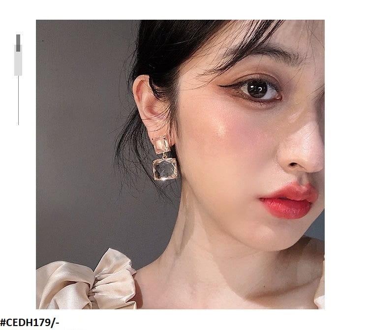 Korean Square Teardrop Earrings - CEDH179 YQG