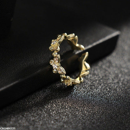 Golden Butterfly Ring Adjustable - CRGH00725 BYJ