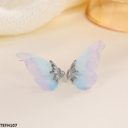 Modern Butterfly Ear Cuffs Pair - TEFH107 QWN