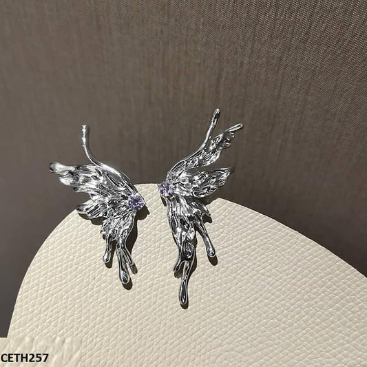 Black Root's Stud Earrings - CETH257 SDQ