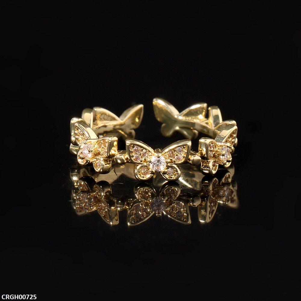 Golden Butterfly Ring Adjustable - CRGH00725 BYJ