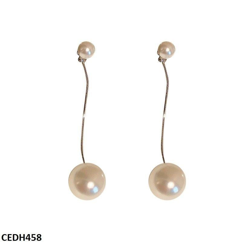 Pearl Drop Earrings Pair - CEDH458 YQG