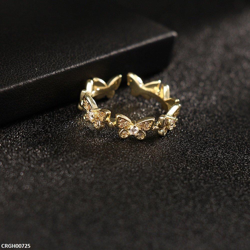 Golden Butterfly Ring Adjustable - CRGH00725 BYJ