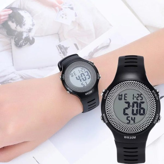 Silicon Digital Watch – Waterproof, Luminous Display